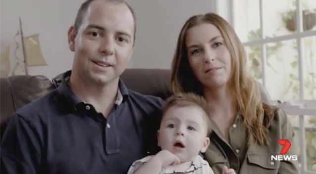 The Mara family are part of the new immunisation advertising campaign. Source: 7 News