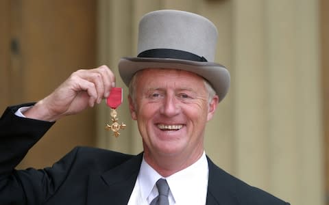 Tarrant received an OBE in 2004 - Credit:  IAN JONES