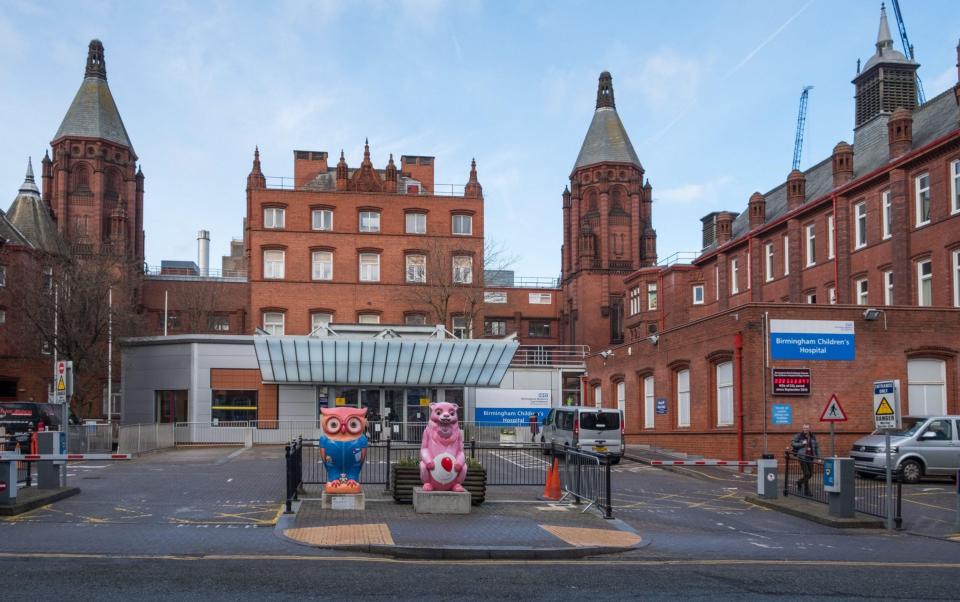 Birmingham Children's Hospital in Steelhouse Lane, Birmingham