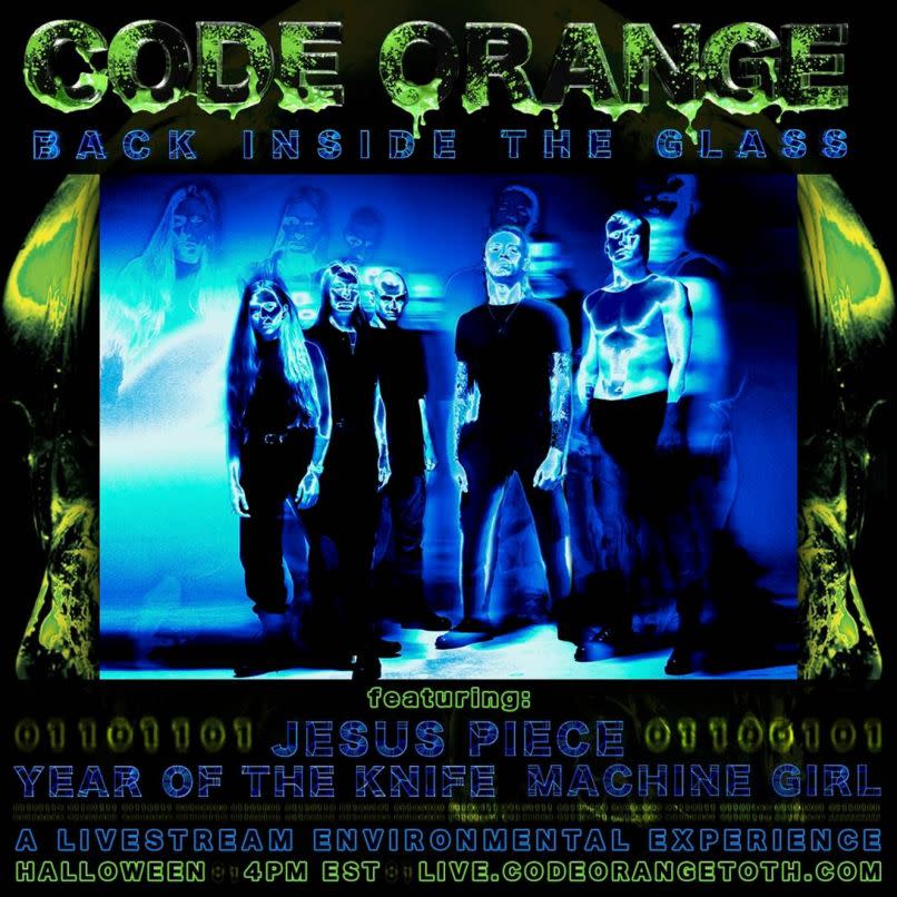 image002 Code Orange Announce Back Inside the Glass Halloween Livestream Show