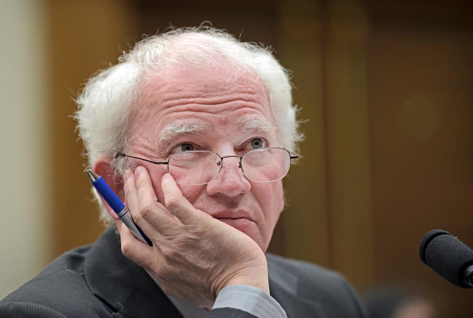 John Eastman testifies on Capitol Hill in 2017.