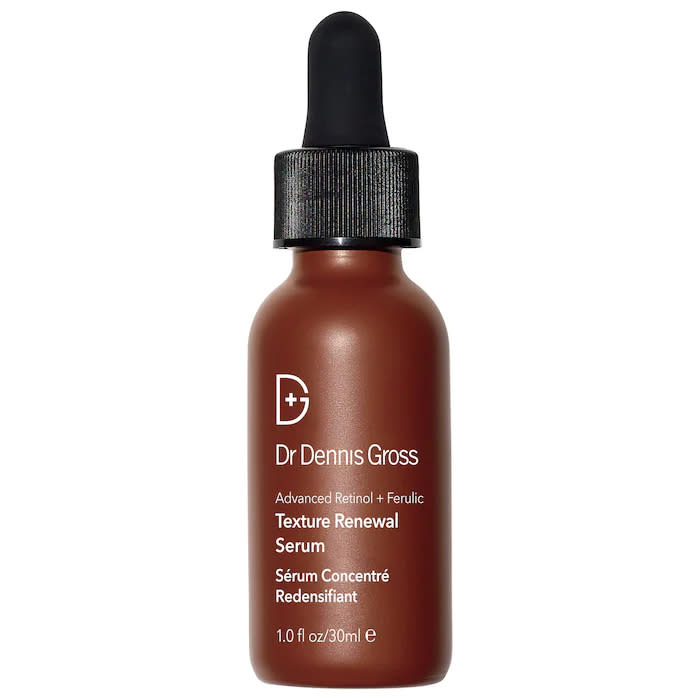 Dr. Dennis Gross Skincare Advanced Retinol + Ferulic Texture Renewal Serum. Image via Sephora.