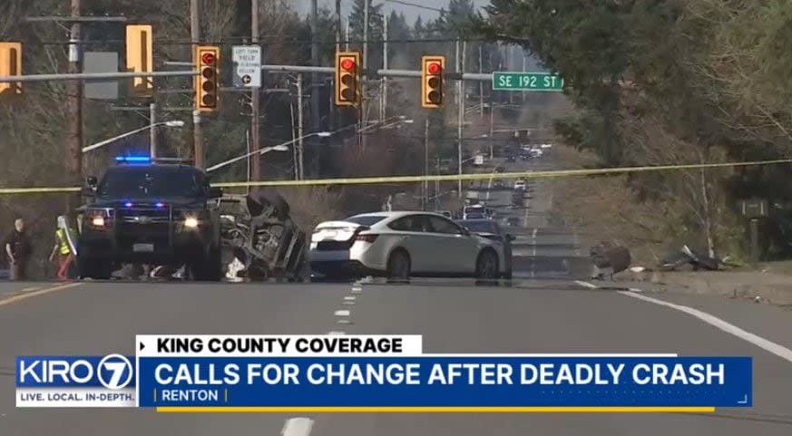 Neighbors say changes are needed at a Renton intersection where 4 people were killed in a crash.