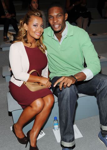 <p>Stephen Lovekin/Getty</p> Adrienne Williams and Chris Bosh attend the Cynthia Rowley Spring 2011 fashion show during Mercedes-Benz Fashion Week on September 11, 2010 in New York City.