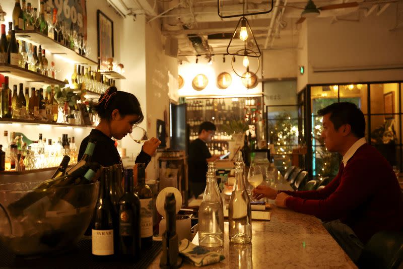 Wine bar in Beijing