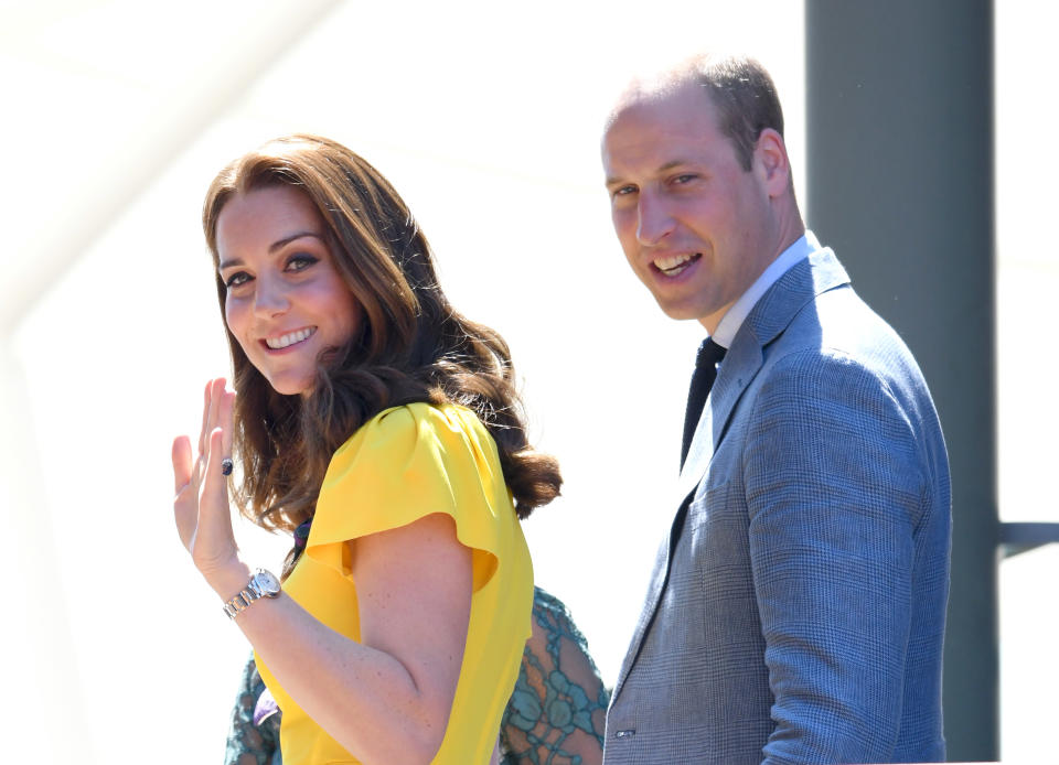 Prince William and Kate Middleton go by code names by their security too. Source: Getty