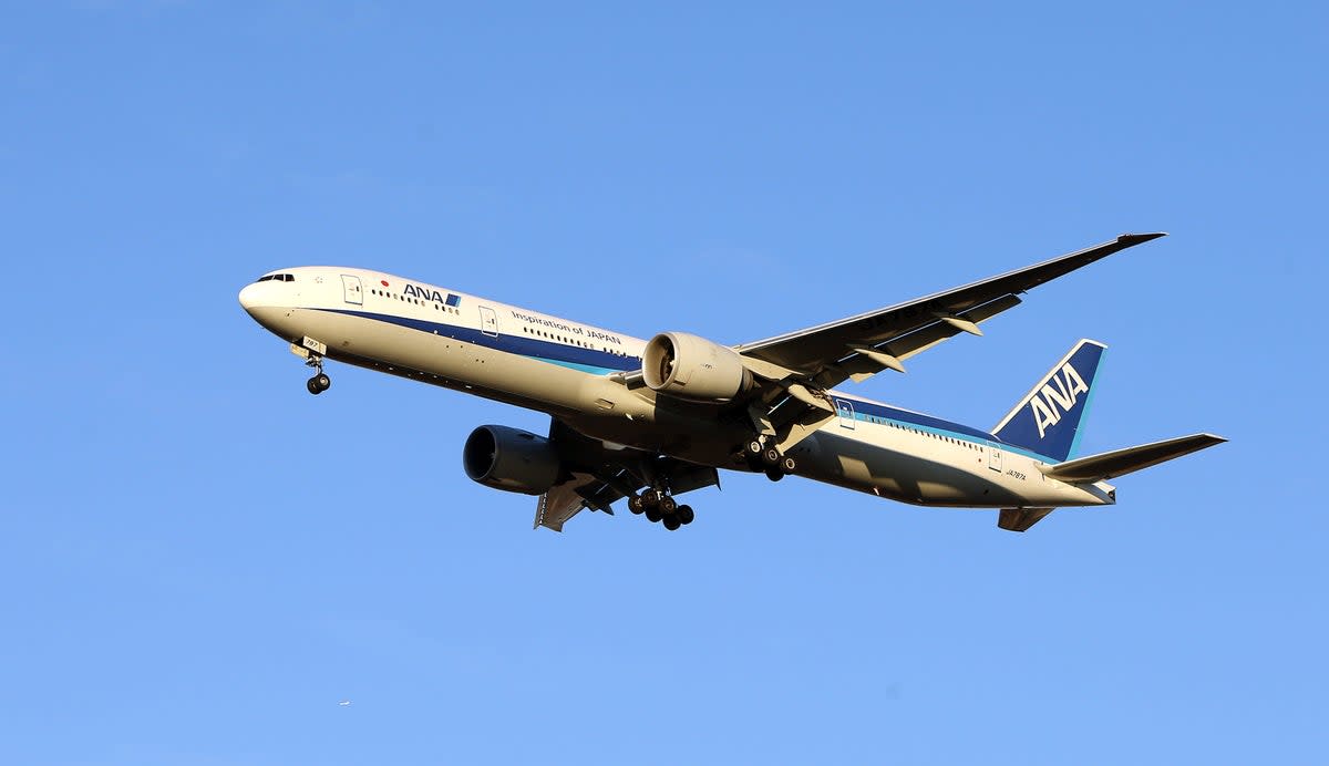 An All Nippon Airways Boeing 777-381 (PA)