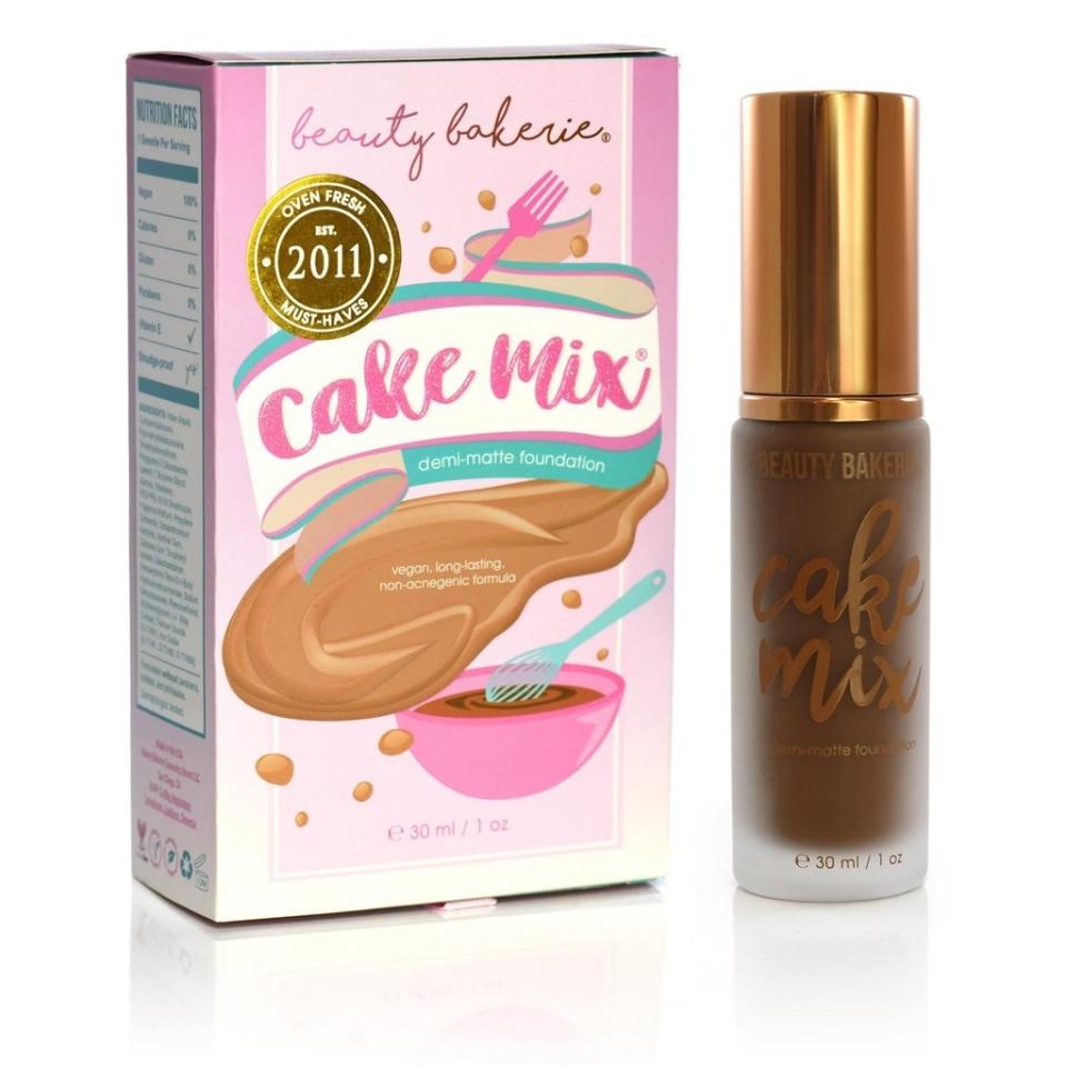 Shop Now: Beauty Bakerie Cake Mix Demi-Matte Foundation, $28, available at Beauty Bakerie.