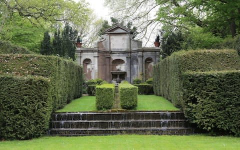 The gardens at West Green House - Credit:  John Lawrence