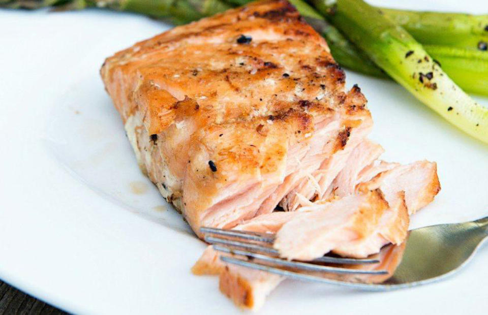 Whiskey Ginger Grilled Salmon