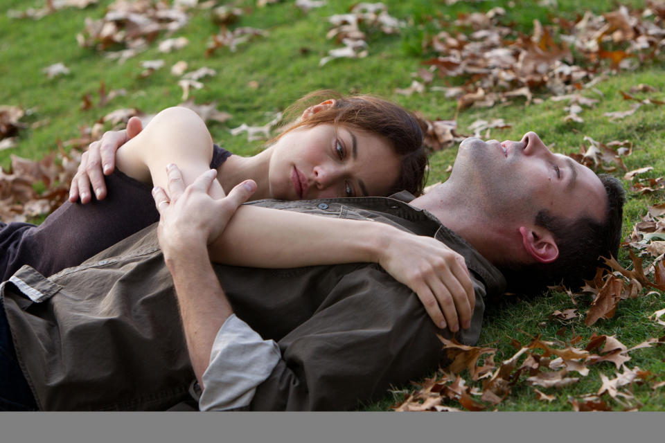 This undated photo provided by Magnolia Pictures shows Ben Affleck and Olga Kurylenko in a scene from, "To the Wonder." (AP Photo/Magnolia Pictures, Mary Cybulski)