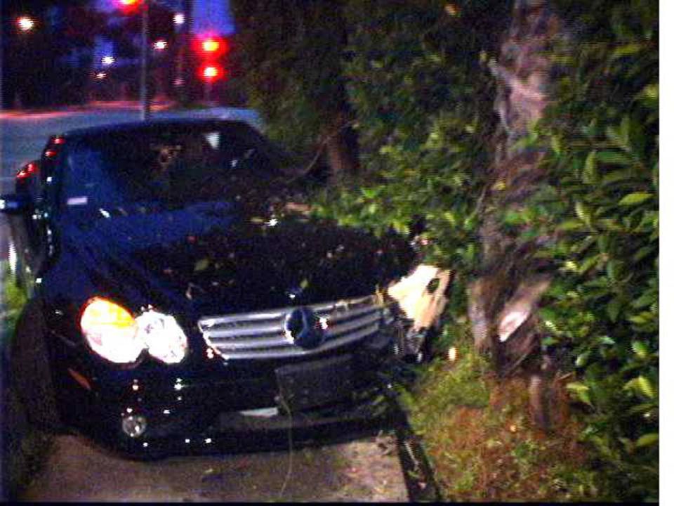 Lohan Lindsay Car Crash