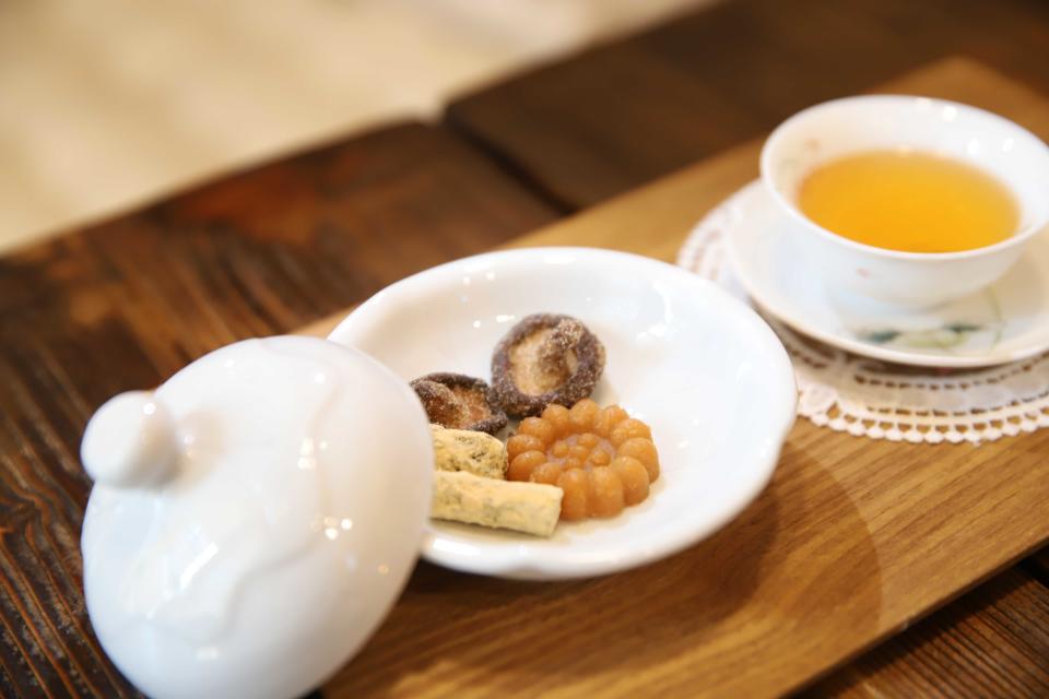 織物體驗館的韓茶體驗（圖片來源：妮可魯）