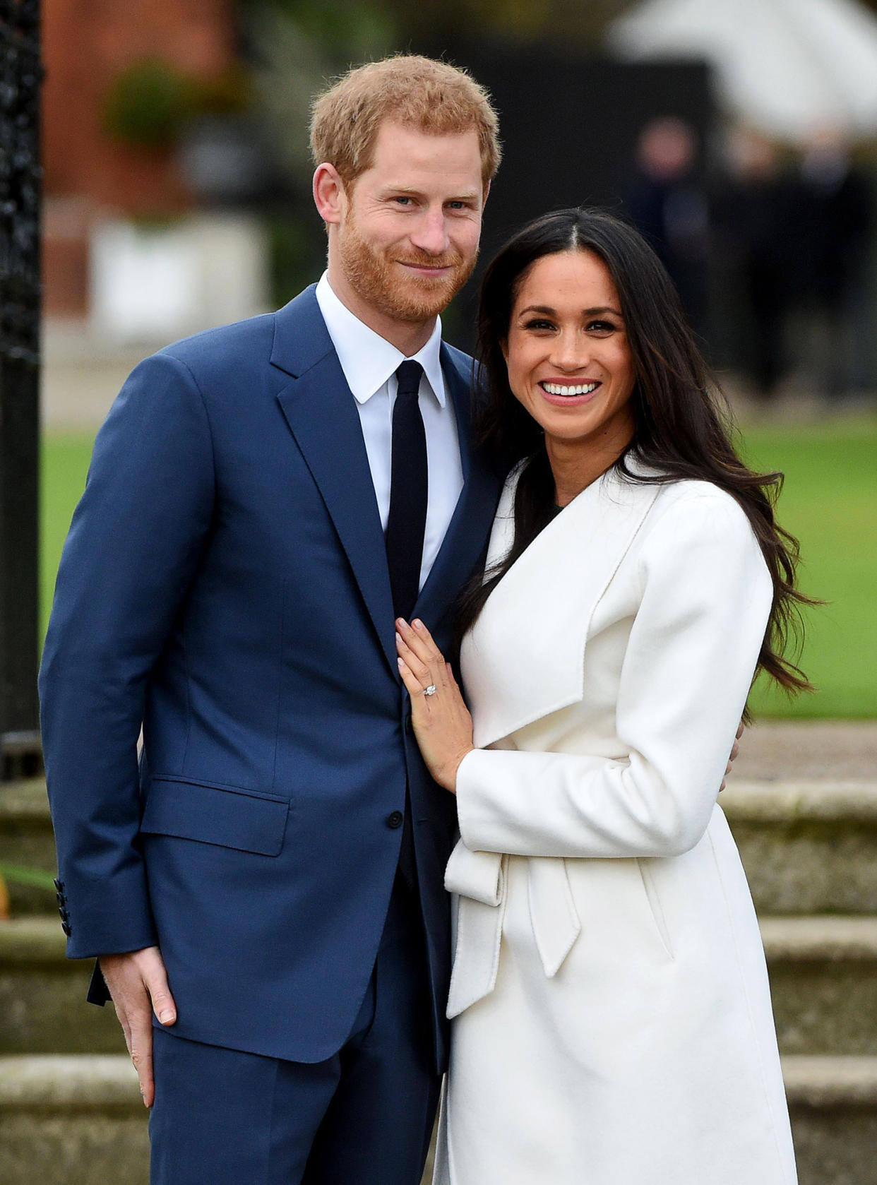 Prince Harry and Meghan Markle Look Regal in Their 2022 Christmas Card — But Are Kids Archie and Lili Included? - 016 Prince Harry and Meghan Markle engagement in Kensington Palace, London, United Kingdom - 27 Nov 2017