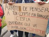 <p>“Arrete de penser à ton compte en banque, c’est la banquise qui va avoir son compte” </p>