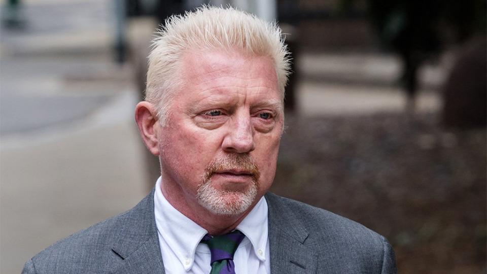 Boris Becker llega a la corte en Southwark, Londres, el 29 de abril.