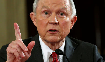 A bitterly divided Senate confirmed Republican Senator Jeff Sessions as the next attorney general of the United States. REUTERS/Kevin Lamarque