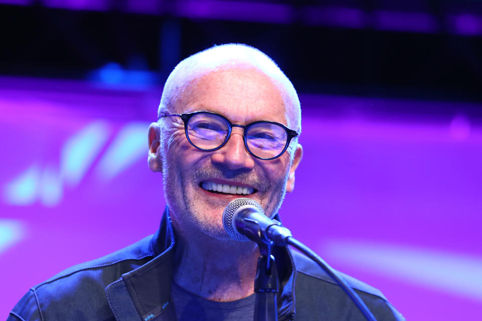 LOS ANGELES, CALIFORNIA - OCTOBER 12: Creed Bratton speaks onstage during the Office Reunion panel at 2019 Los Angeles Comic-Con at Los Angeles Convention Center on October 12, 2019 in Los Angeles, California. (Photo by Joe Scarnici/FilmMagic)