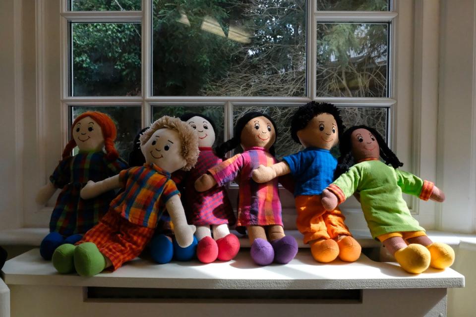 A collection of dolls for children at the refuge (Emma Armstrong)