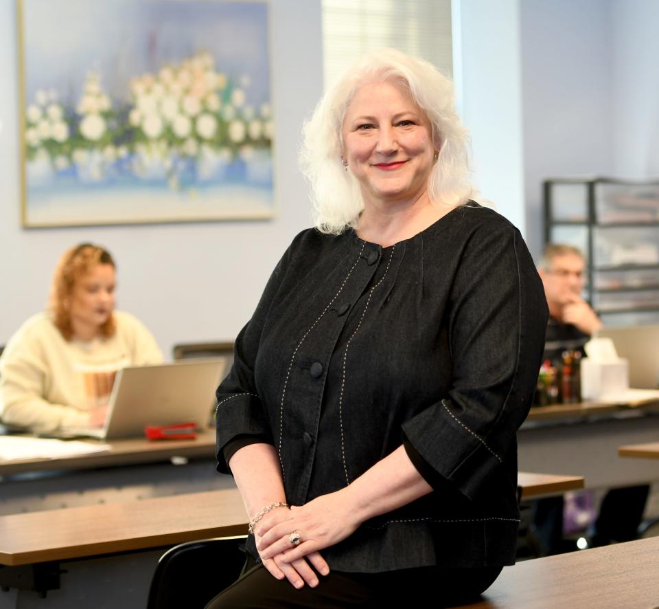 Elaine Russell Reolfi serves as president and CEO of CommQuest Services, which provides mental health, addiction recovery and social support services in Stark County.