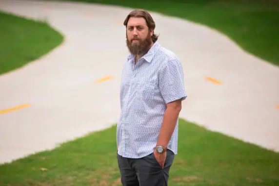Andrew Robinson, an eighth grade history teacher at Uplift Luna Middle School in Dallas, says he’s concerned about the law’s edict not to give deference to any one perspective. (Shelby Tauber for The Texas Tribune)