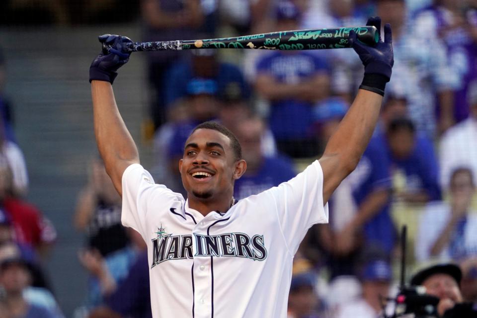 Julio Rodriguez of the Seattle Mariners will compete Monday in the 2023 MLB All-Star Home Run Derby.