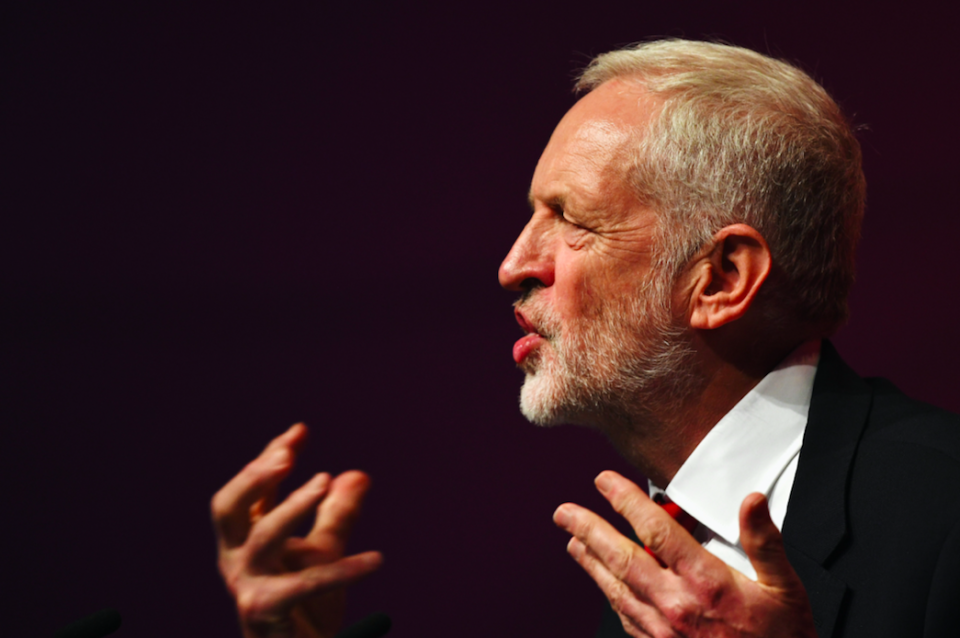 <em>Jeremy Corbyn called for an end to the arms trade with Saudi Arabia (Getty)</em>