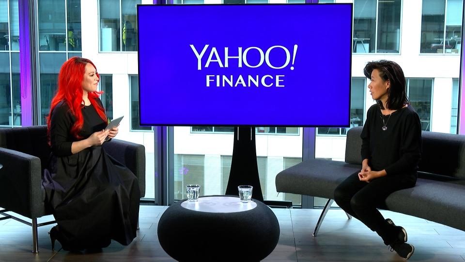 Eileen Burbidge talks to Lianna Brinded, head of Yahoo Finance UK, on the Global Change Agents show. Photo: Yahoo Finance UK