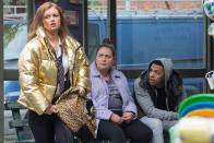 <p>She leaves Bernadette and Keegan at the bus stop as she prioritises spending time with her new friend.</p>