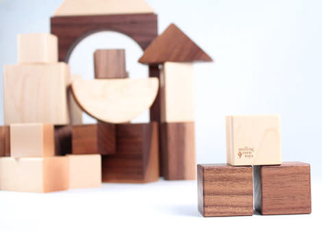 Organic Wooden Block Set 