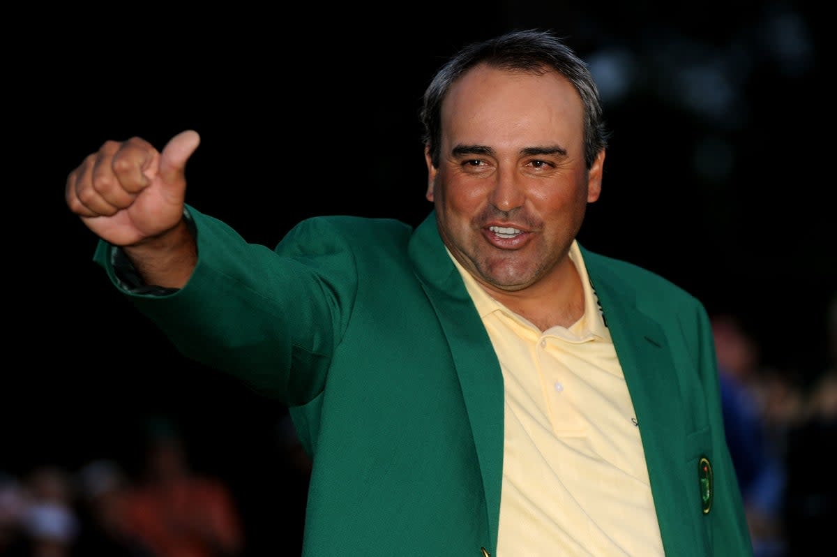 Angel Cabrera’s greatest moment came when winning the Masters in 2009  (Getty Images)