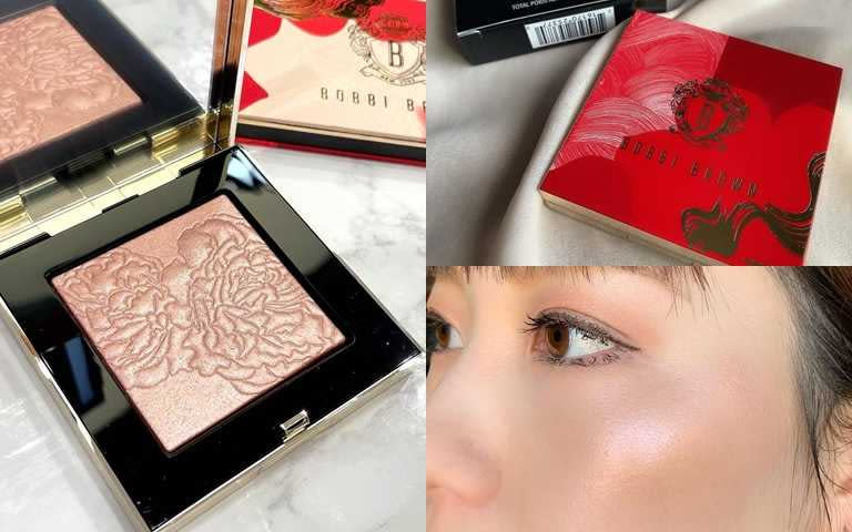 BOBBI BROWN金緻美肌粉-雲彩流金版 #Opal Glow 8g／1,850元 刷在臉上的光澤度真的美到爆表！(圖／IG@iamjoe_cosmelover、IG@bb_jp_yanagi)