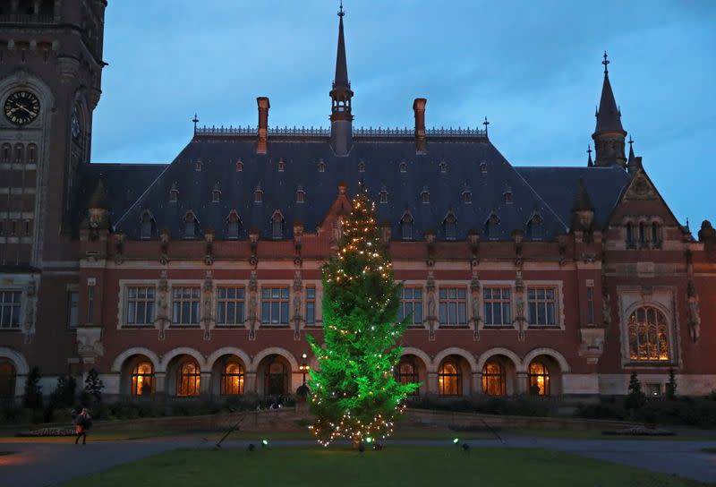 General view of the International Court of Justice (ICJ) in The Hague