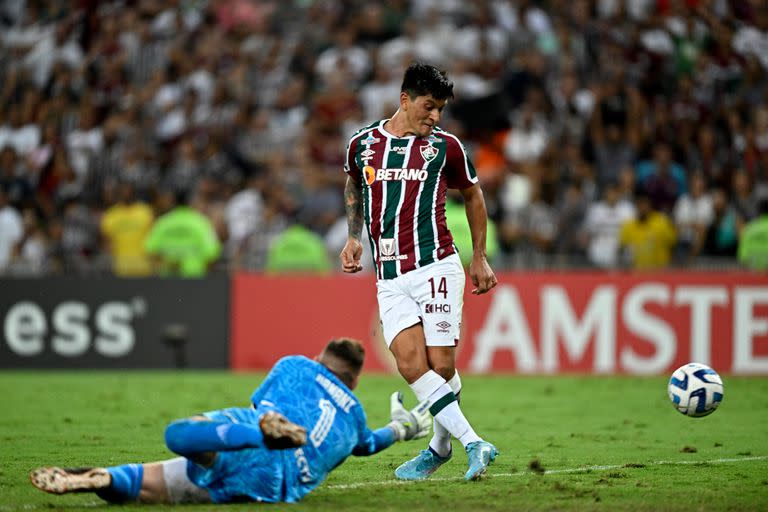 Gol de German Cano para Fluminense ante River, por la Copa Libertadores 2023