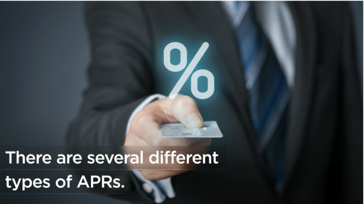 There are different APRs for different types of loans.