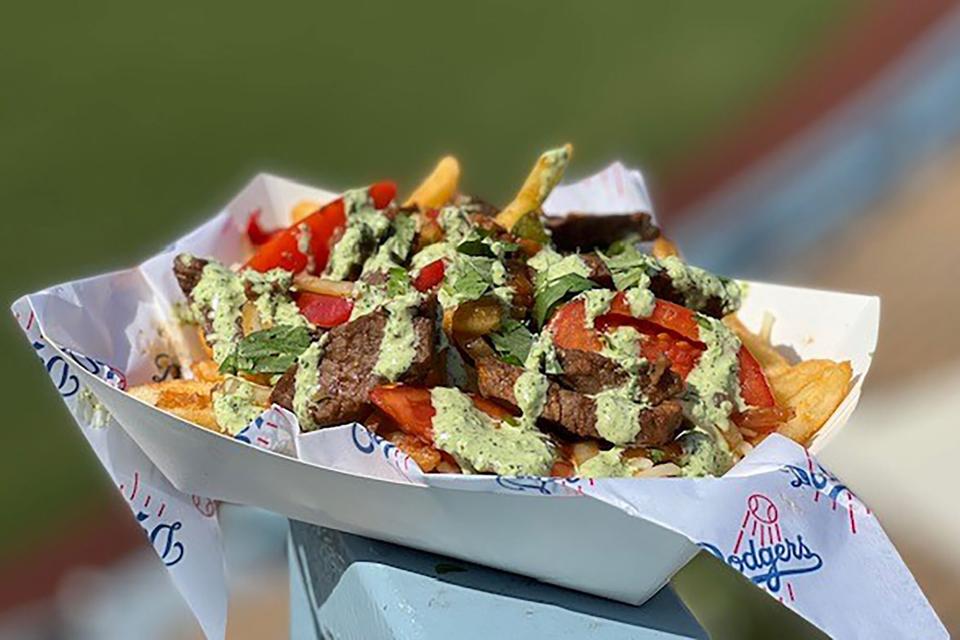 MLB Postseason Food Lomo Saltado Fries? Credit: Dodger Stadium / Los Angeles Dodgers