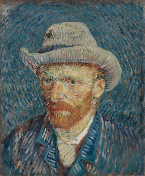 Self-Portrait with Grey Felt Hat, by Vincent Van Gogh - Credit: Van Gogh Museum, Amsterdam (Vincent van Gogh Foundation)