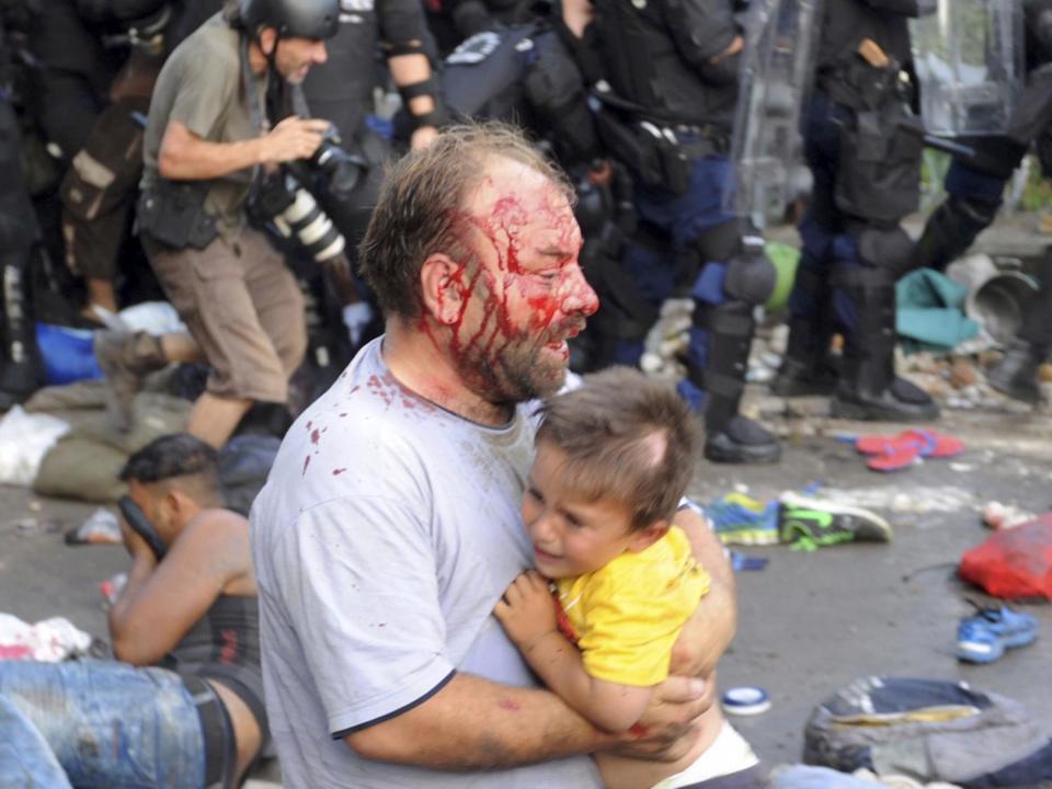 Hungary’s border closure has seen refugees beaten and tear gassed by police