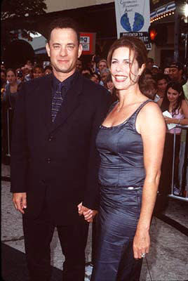 Tom Hanks and Rita Wilson at the Westwood premiere of Dreamworks' Saving Private Ryan