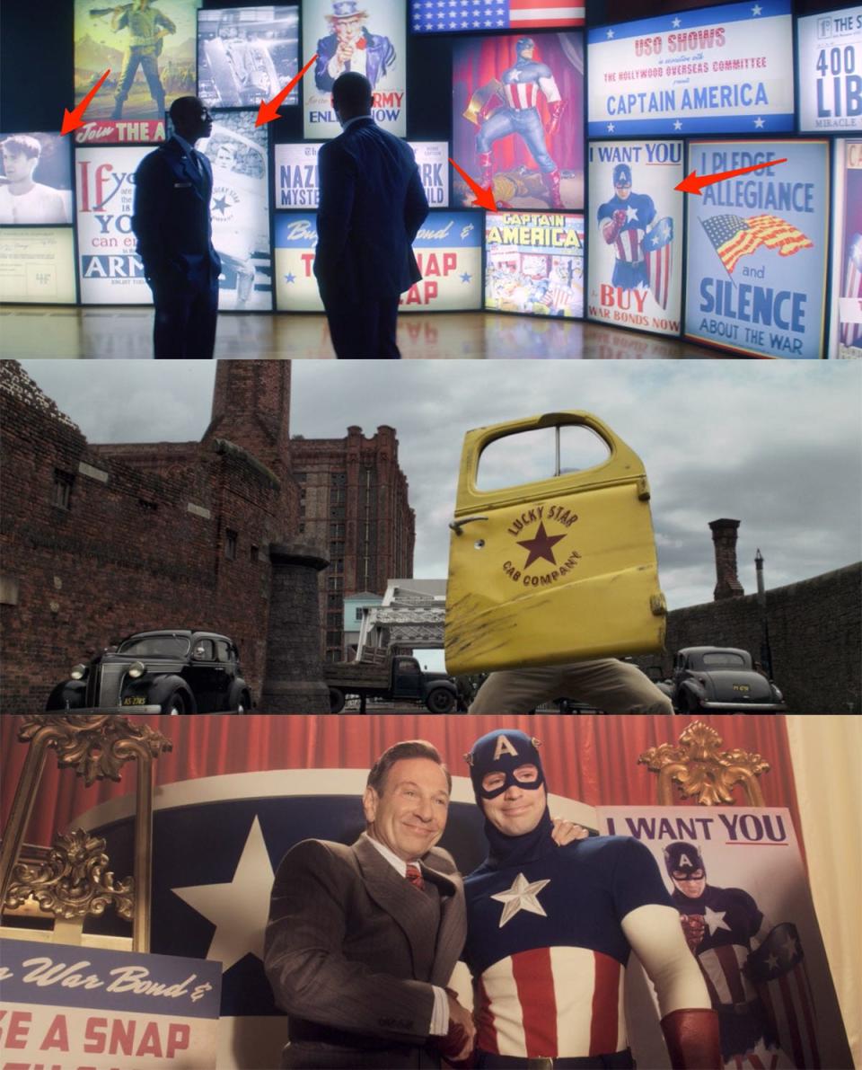 the falcon and the winter solider 101 screens captain america the first avengers nods