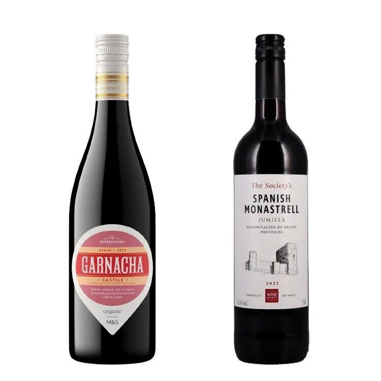 A Garnacha from M&S, and a Monastrell from The Wine Society