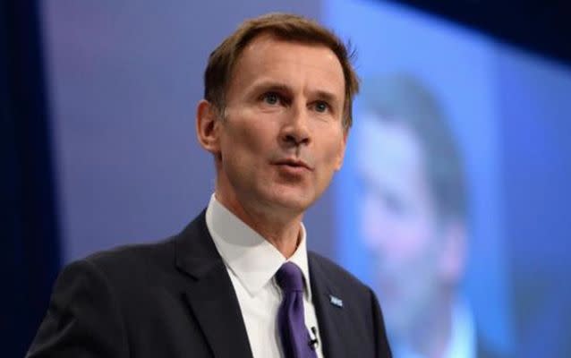 British MP Jeremy Hunt had come under fire recently for his controversial views about the NHS and homeopathy. Source: Yahoo UK.