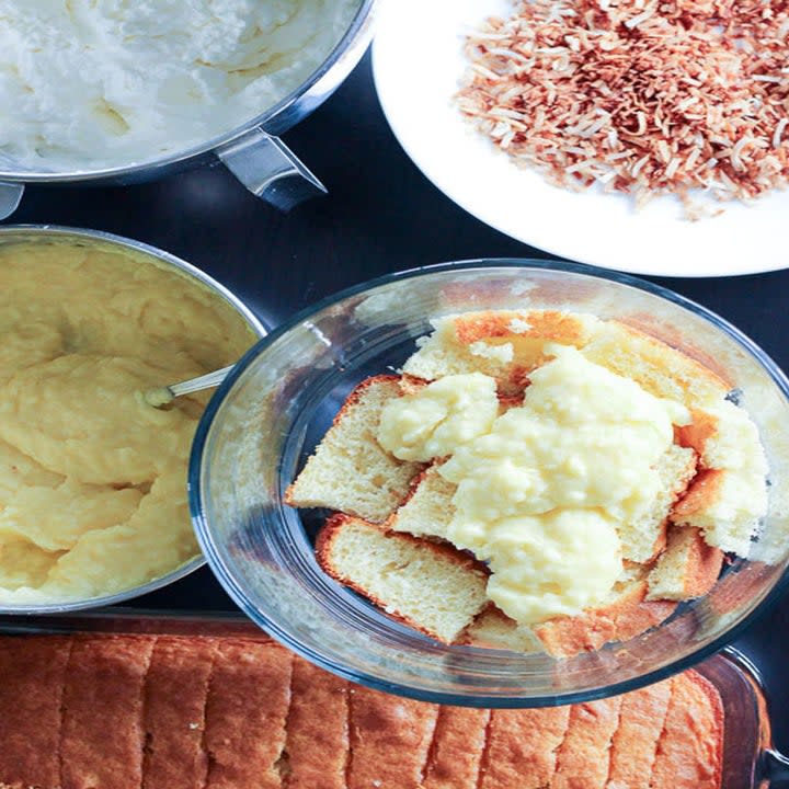 You don't need any baking skills to make a delicious trifle. In fact, you can start with store-bought, and this dessert will still be irresistible.Recipe: Coconut Cream Trifle