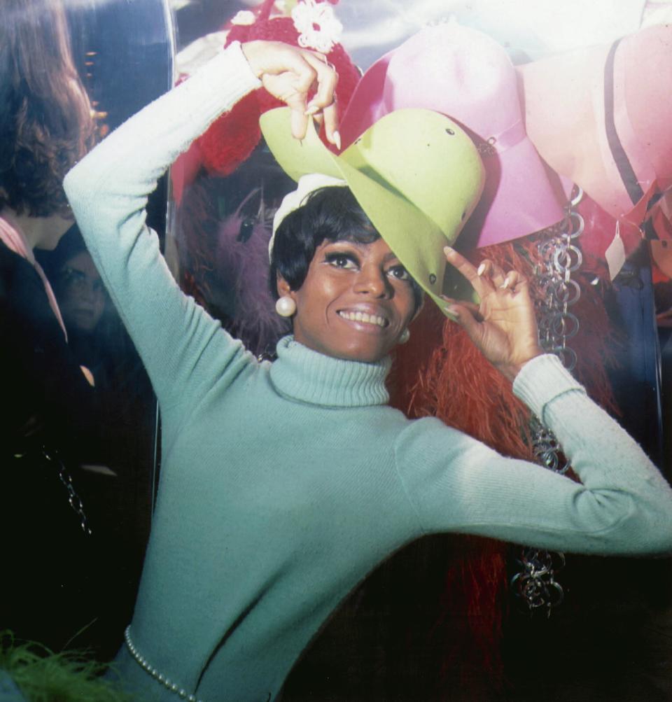 Ross wears a light turquoise turtleneck in this undated photo.&nbsp;&nbsp;