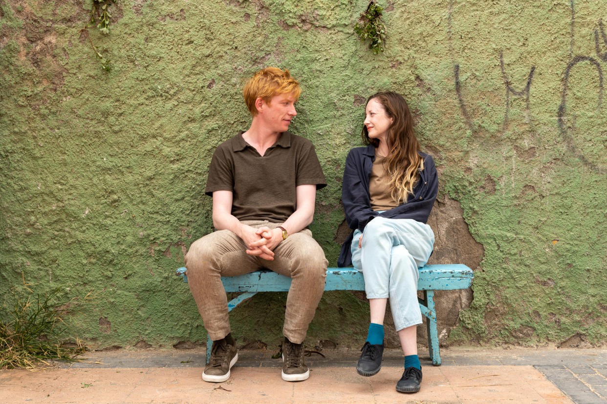 Domhnall Gleeson and Andrea Riseborough in Alice & Jack. (Channel 4)