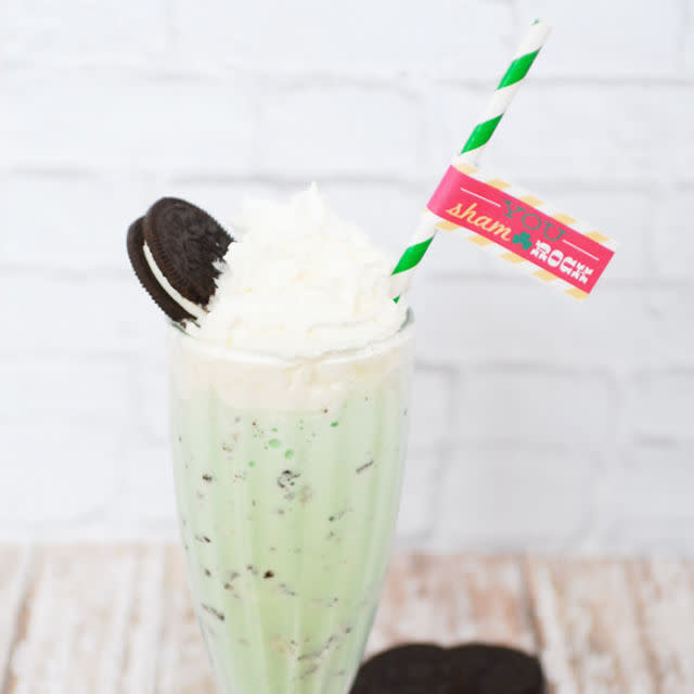 Oreo Shamrock Shake