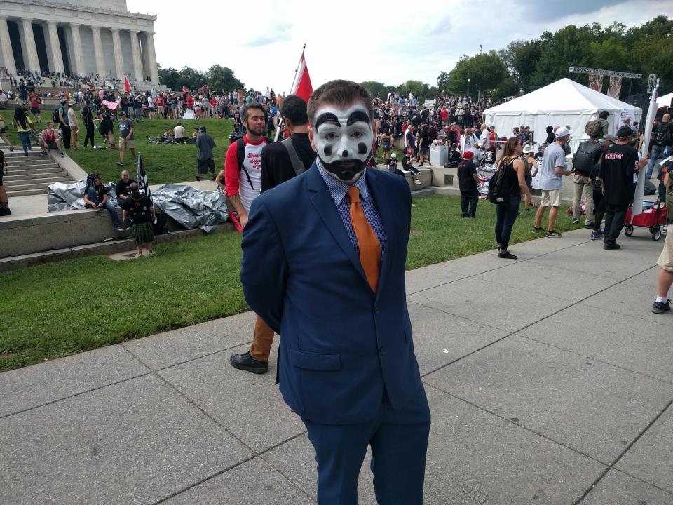 Christian Ike came from Los Angeles to protest the FBI's 2011 designation of juggalos as a gang. (Photo: Paul Blumenthal)