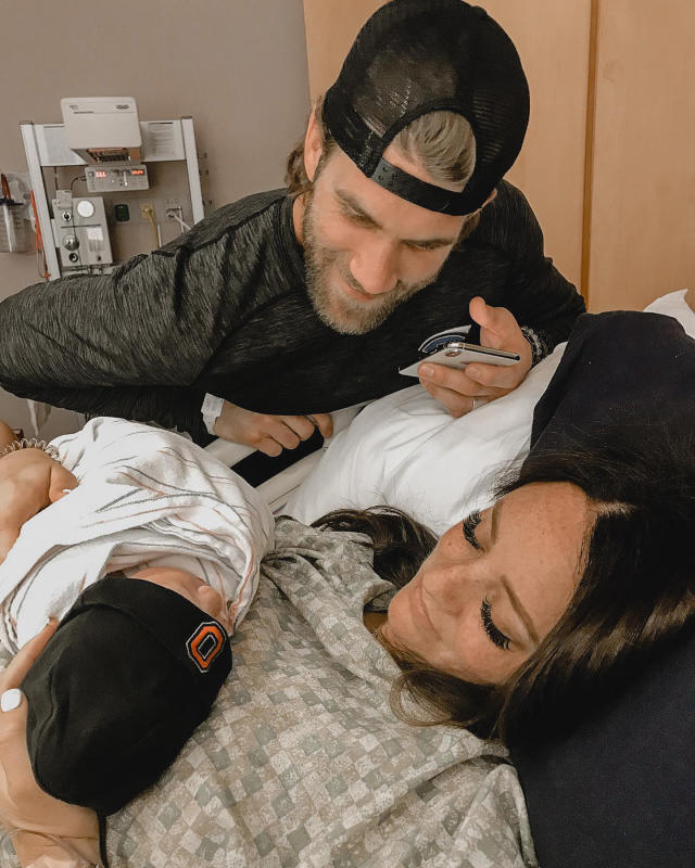 Bryce Harper and wife Kayla welcome their 2nd child — see the pic