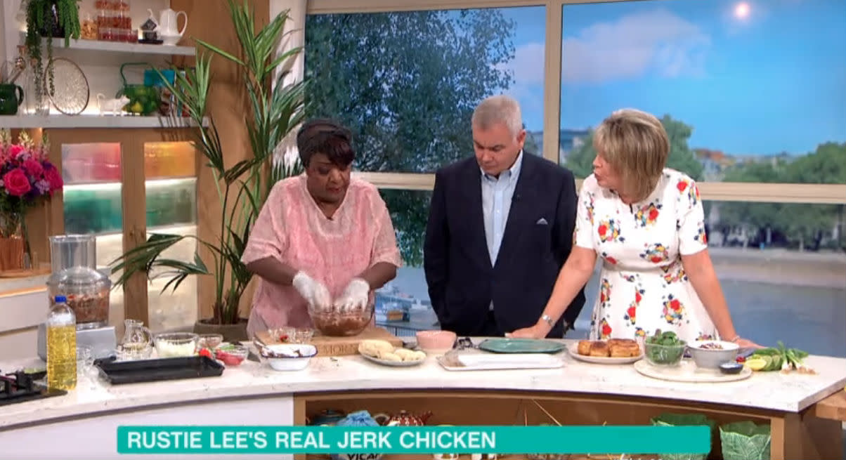 Rustie Lee on This Morning (Credit: ITV)