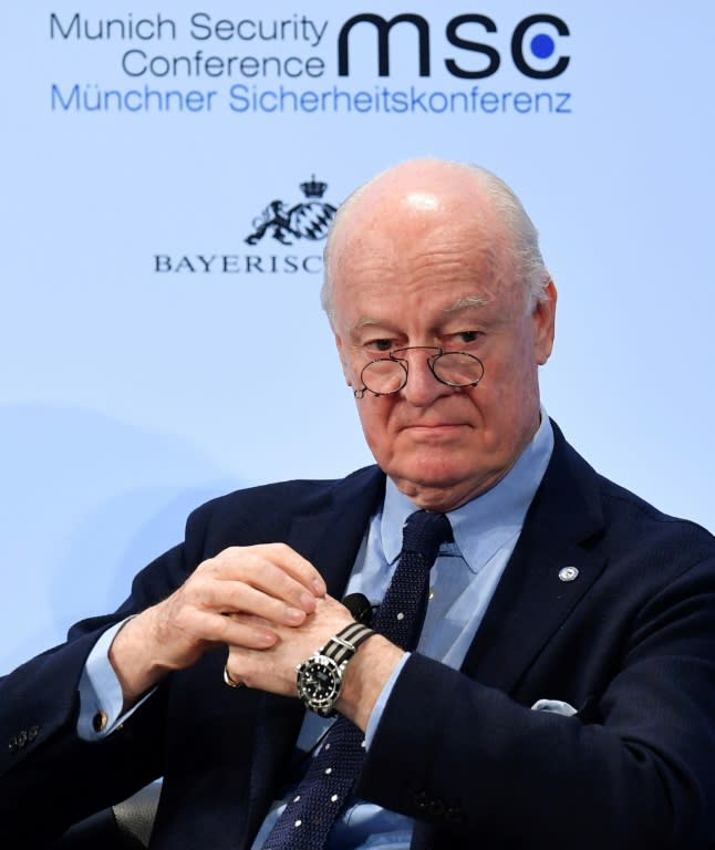 Staffan de Mistura has been the UN's Syria peace envoy since 2014